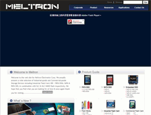 Tablet Screenshot of meltron-electronics.com